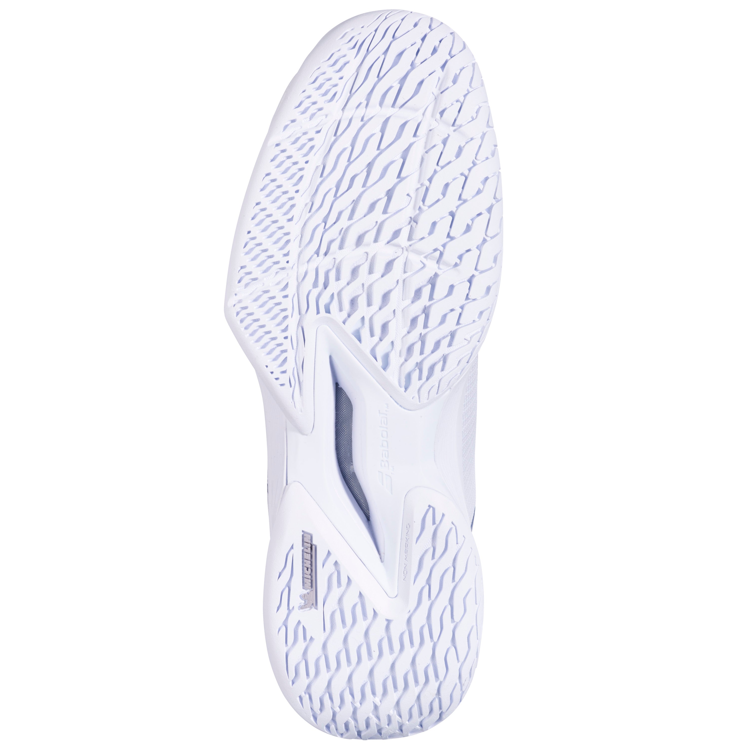Babolat Jet Tere 2 All Court Wimbledon Men's Tennis Shoe - White / Blue Navy - sole view