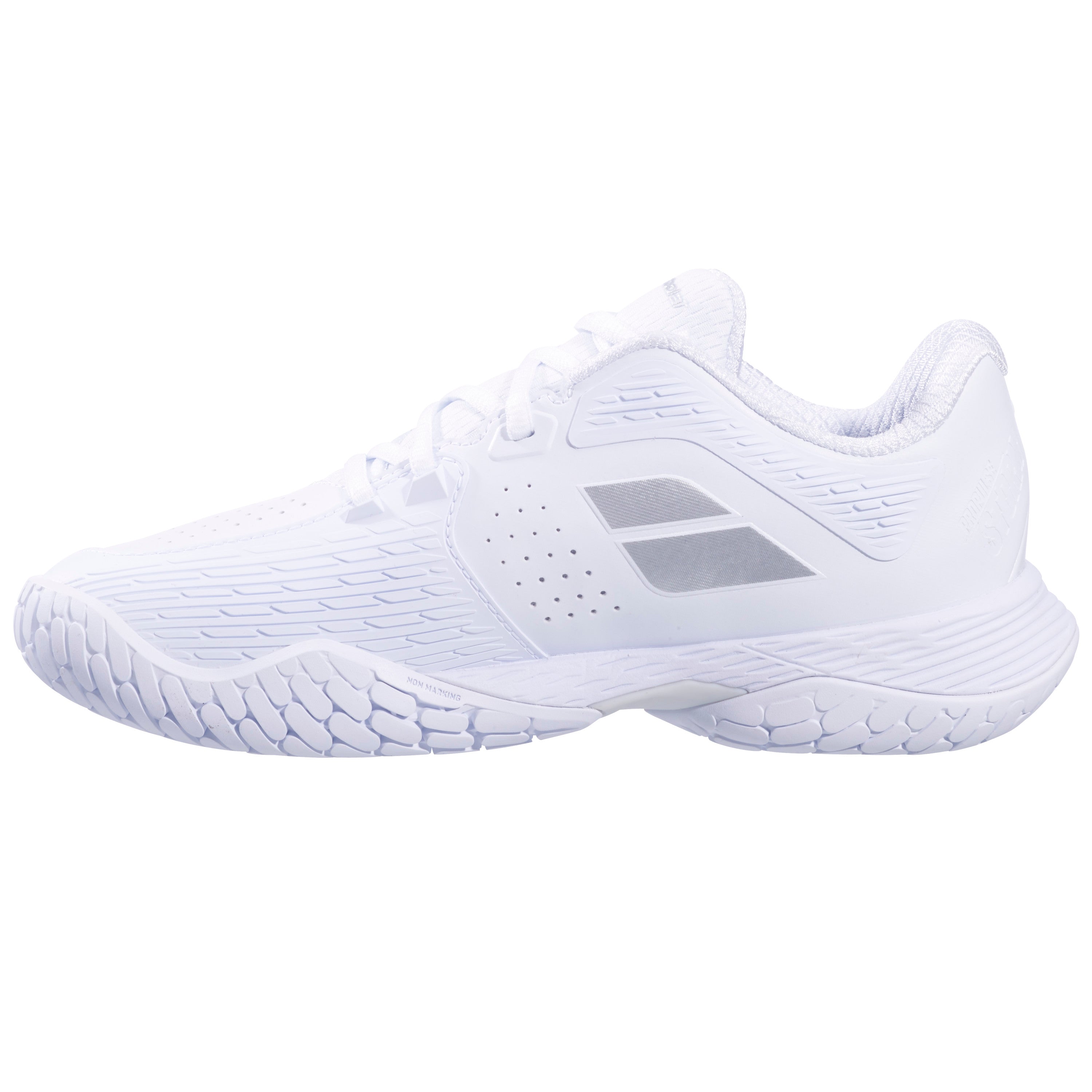 Babolat Propulse Storm All Court Women's Shoe - White / Silver - inside view