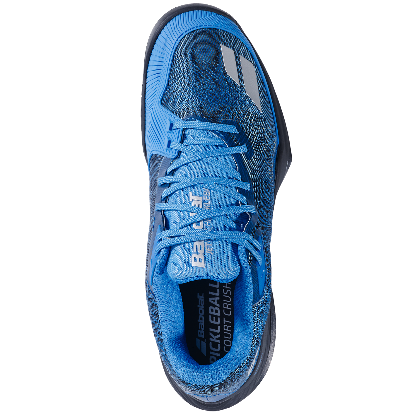 Babolat Jet Mach Pickleball Men's Shoes - Blue/Black - top view