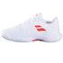 Babolat Propulse 3 All Court Jr Shoes - White/Coral - inside view