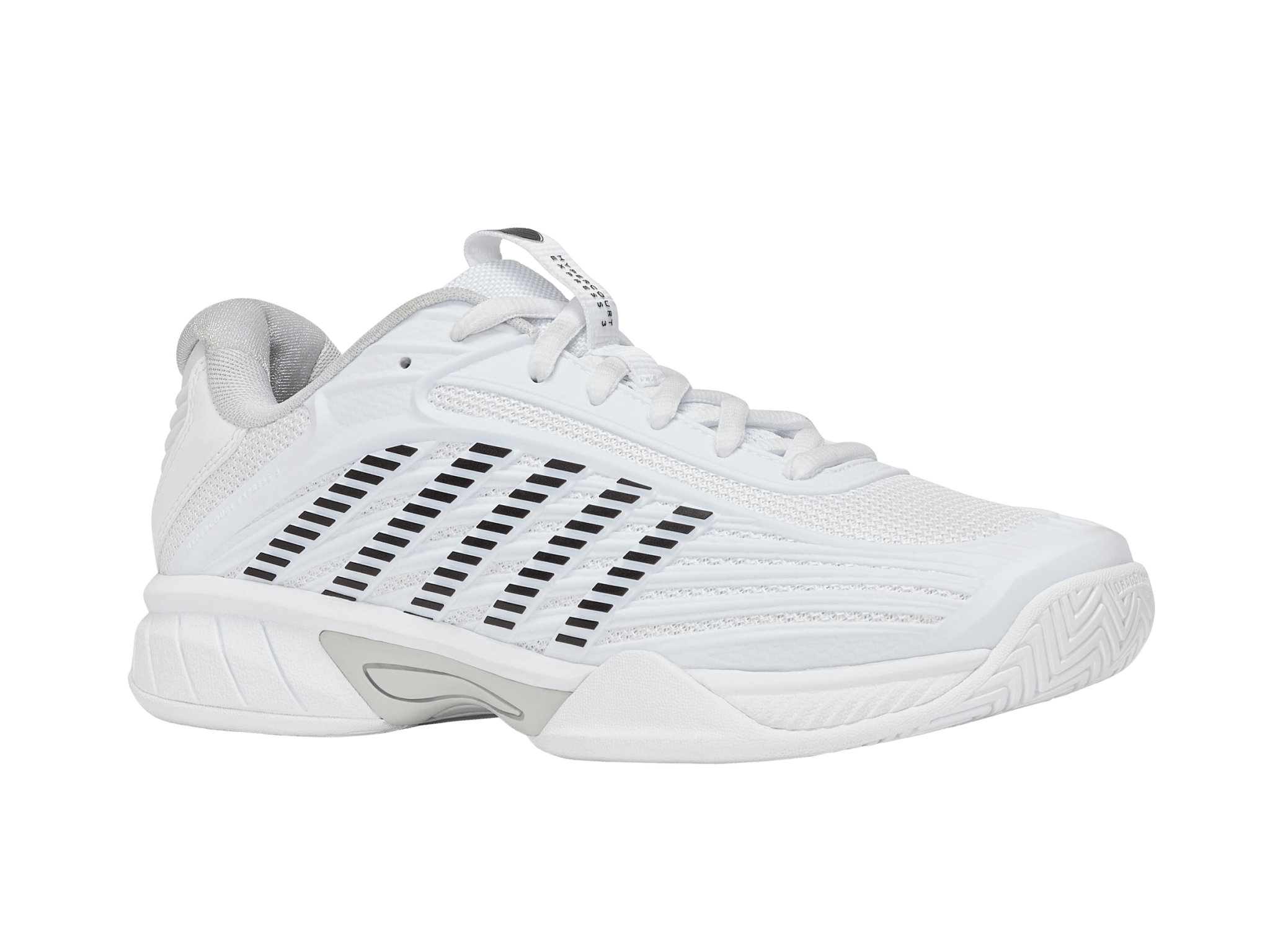 K-Swiss Hypercourt Express 3 Junior Shoe - White/Dawn Blue/Black - view 2