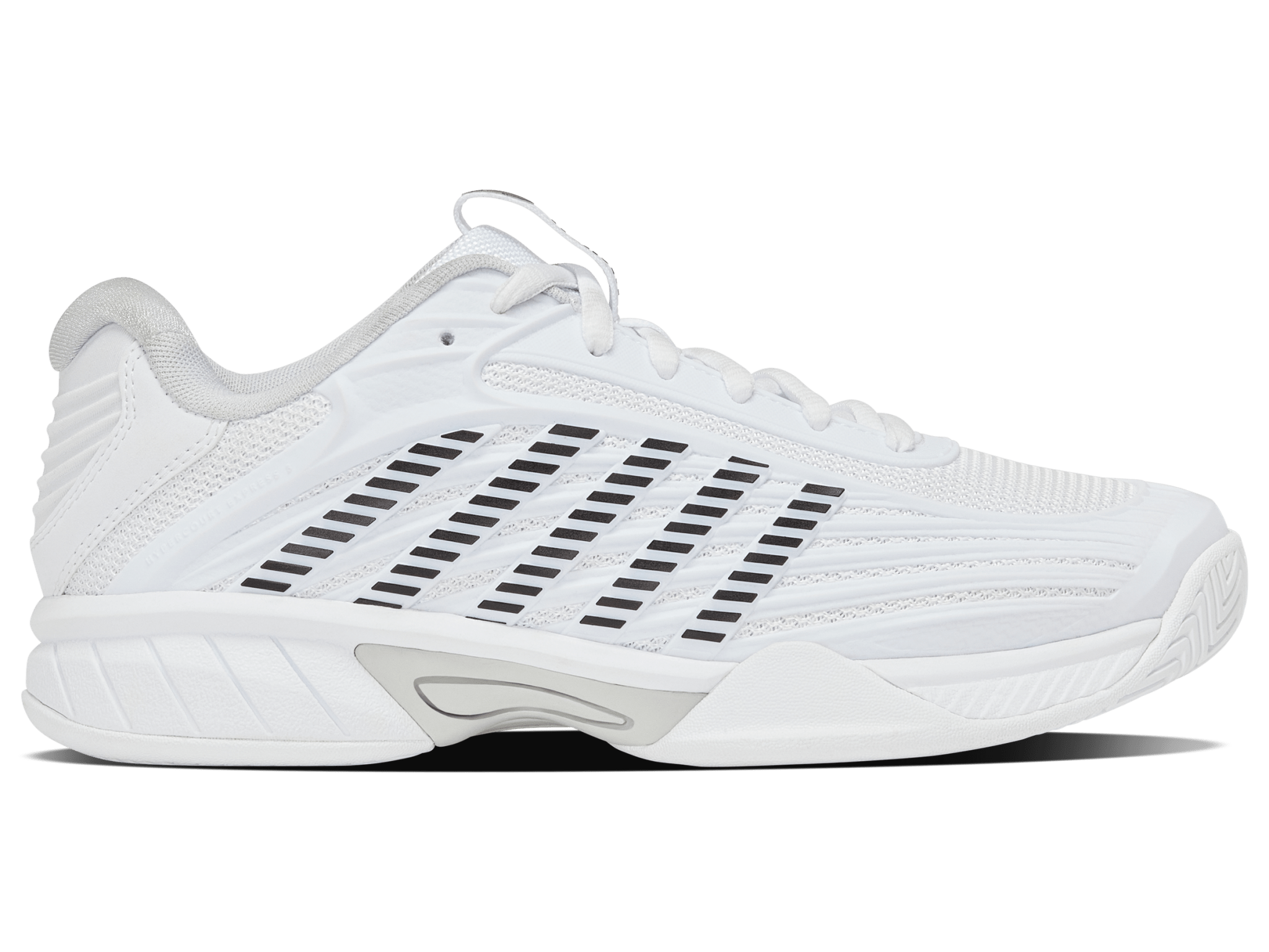 K-Swiss Hypercourt Express 3 Junior Shoe - White/Dawn Blue/Black - view 1
