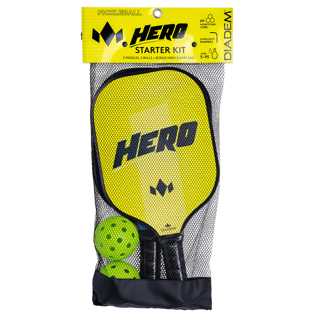 Hero Starter Kit (2 Paddles, 2 Balls)