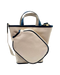 The Alexis Designer Pickleball Bag: Navy and Canvas