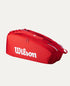 Super Tour Red 6PK Racquet Bag 2025