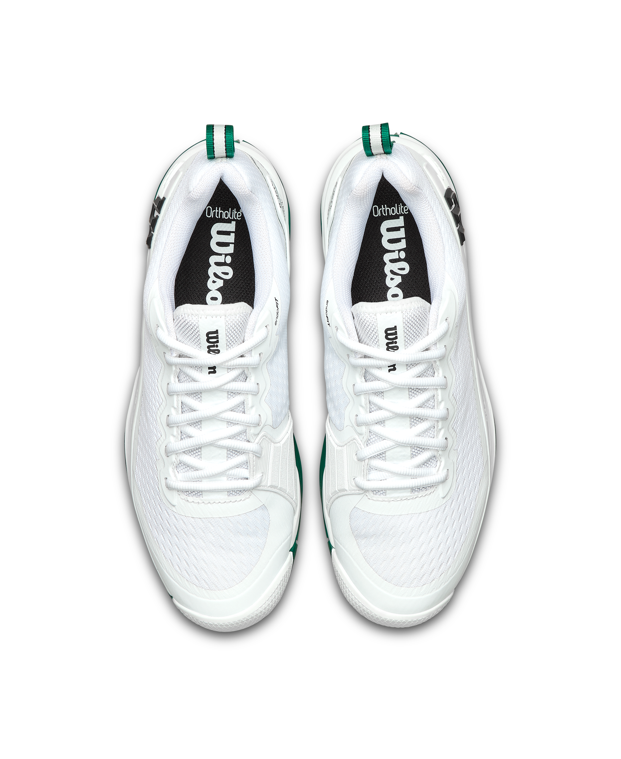 Wilson Rush Pro 4.5 Men's Tennis Shoe - White / White / Aventurine - view 5