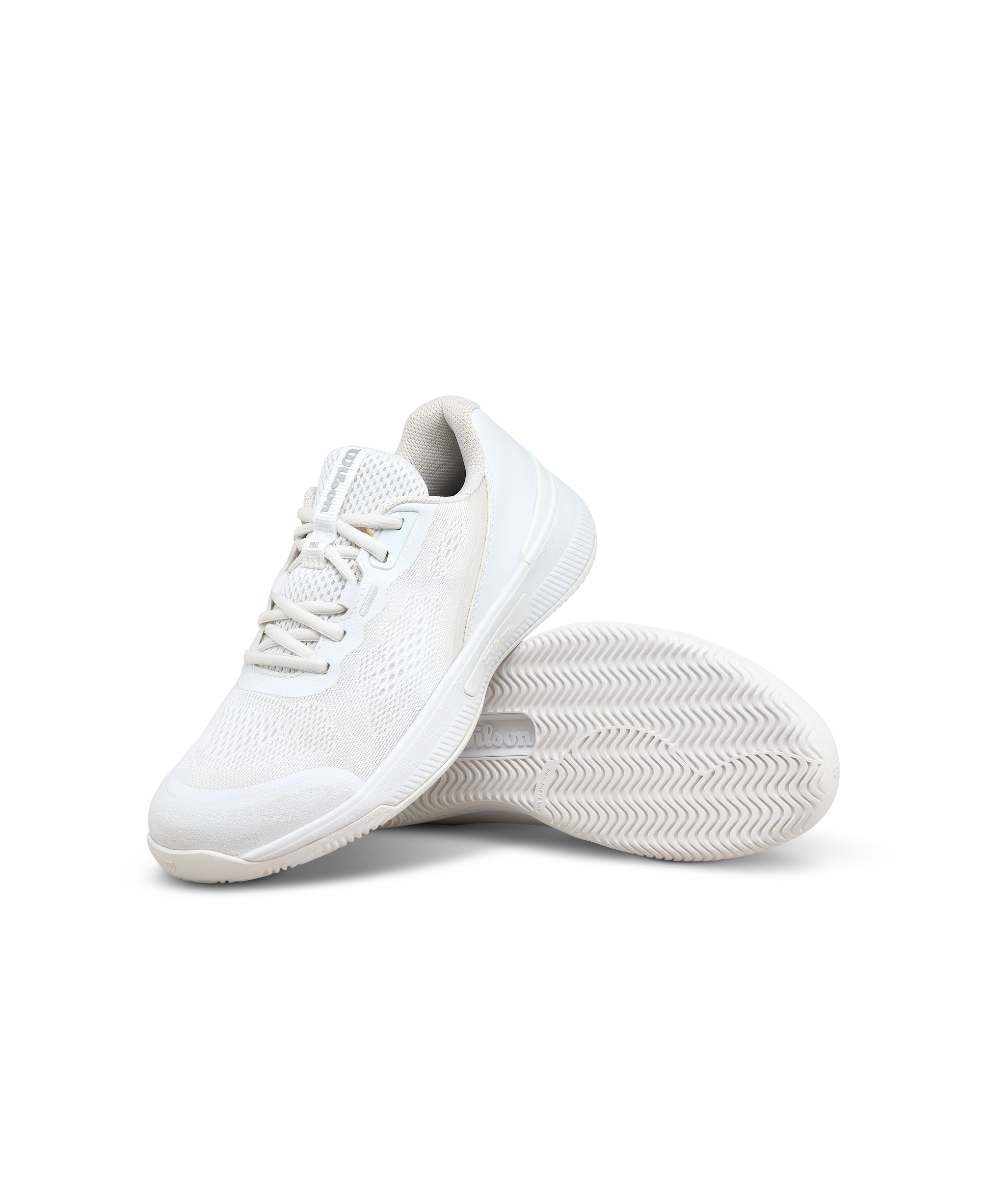 Wilson Intrigue Pro Women's Tennis Shoe - White / White / Silver - view 4