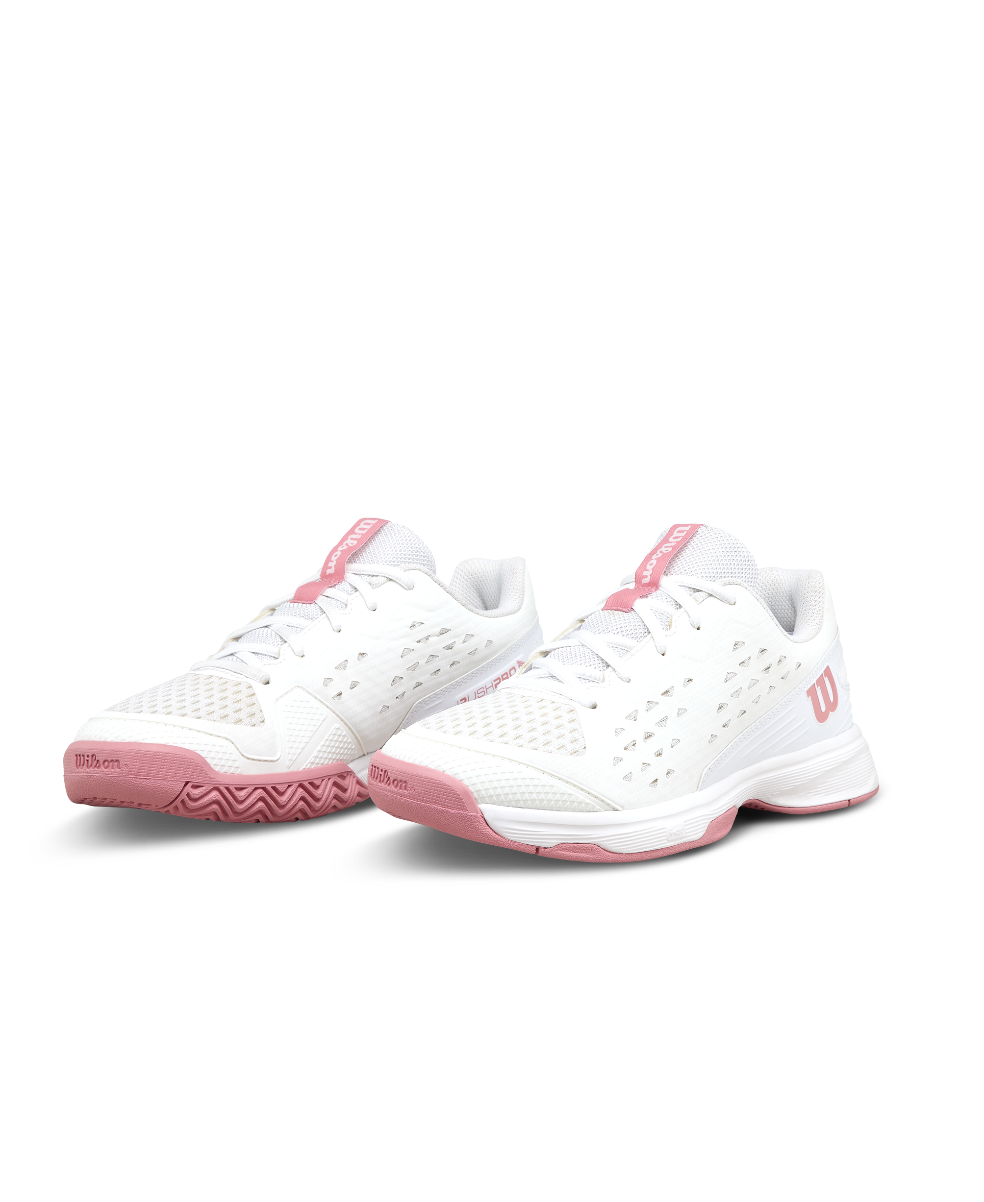 Wilson Rush Pro Jr L Shoes 2025 - White / White / Mauve Glow - view 4