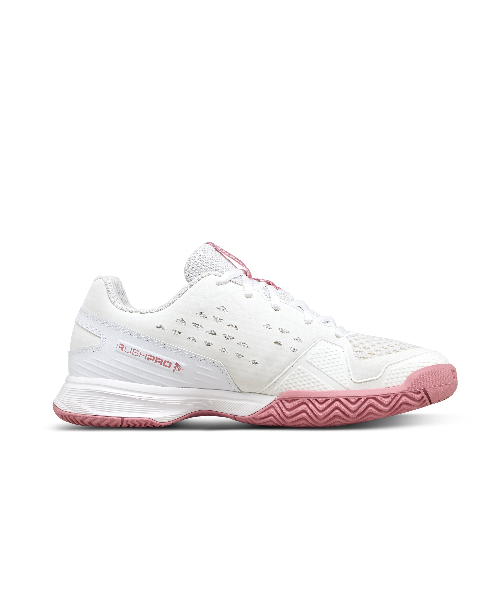 Wilson Rush Pro Jr L Shoes 2025 - White / White / Mauve Glow - view 1