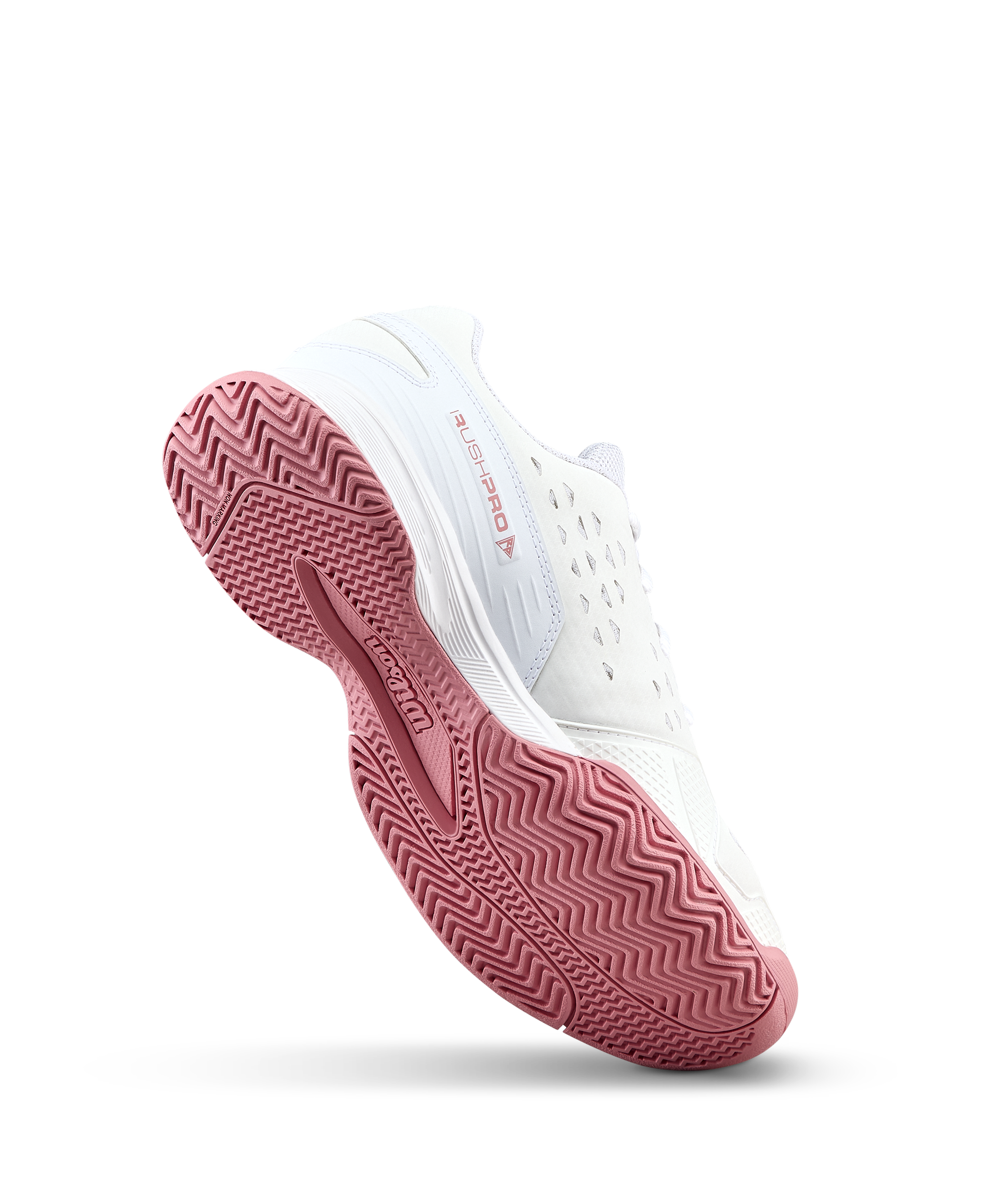 Wilson Rush Pro Jr L Shoes 2025 - White / White / Mauve Glow - view 5