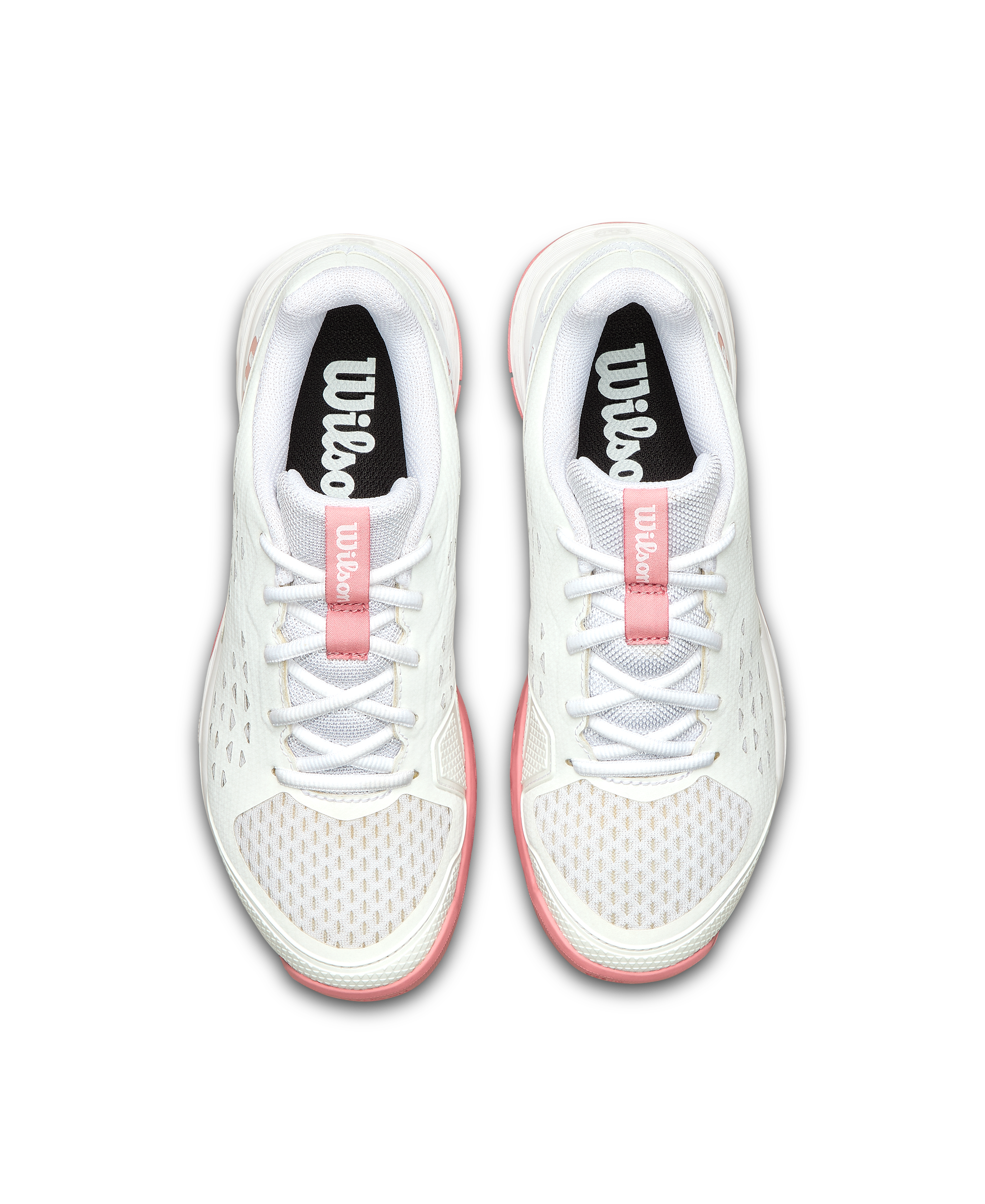 Wilson Rush Pro Jr L Shoes 2025 - White / White / Mauve Glow - view 3