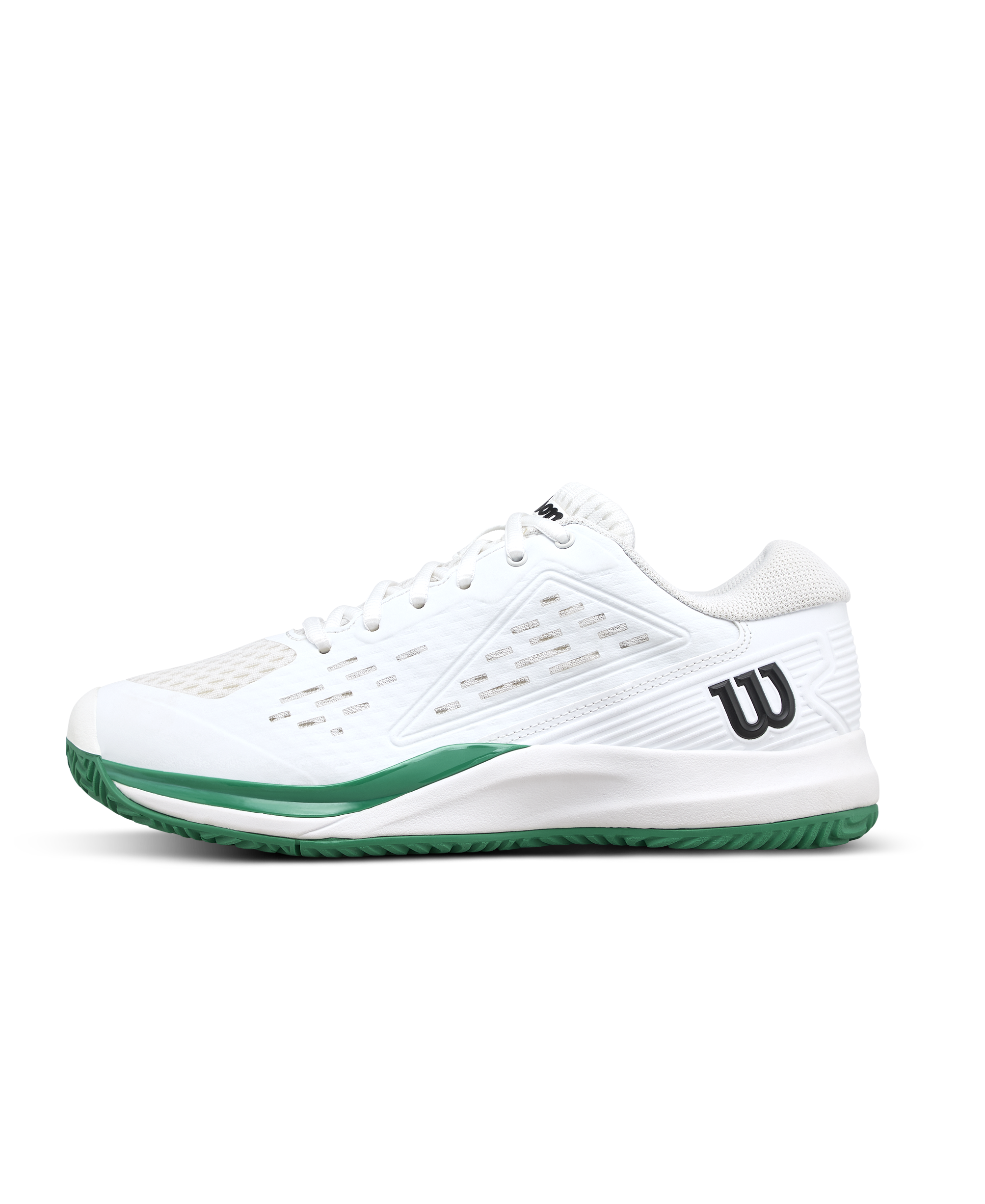 Wilson Rush Pro Ace Junior Tennis Shoe - White / White / Bosphorus - view 1