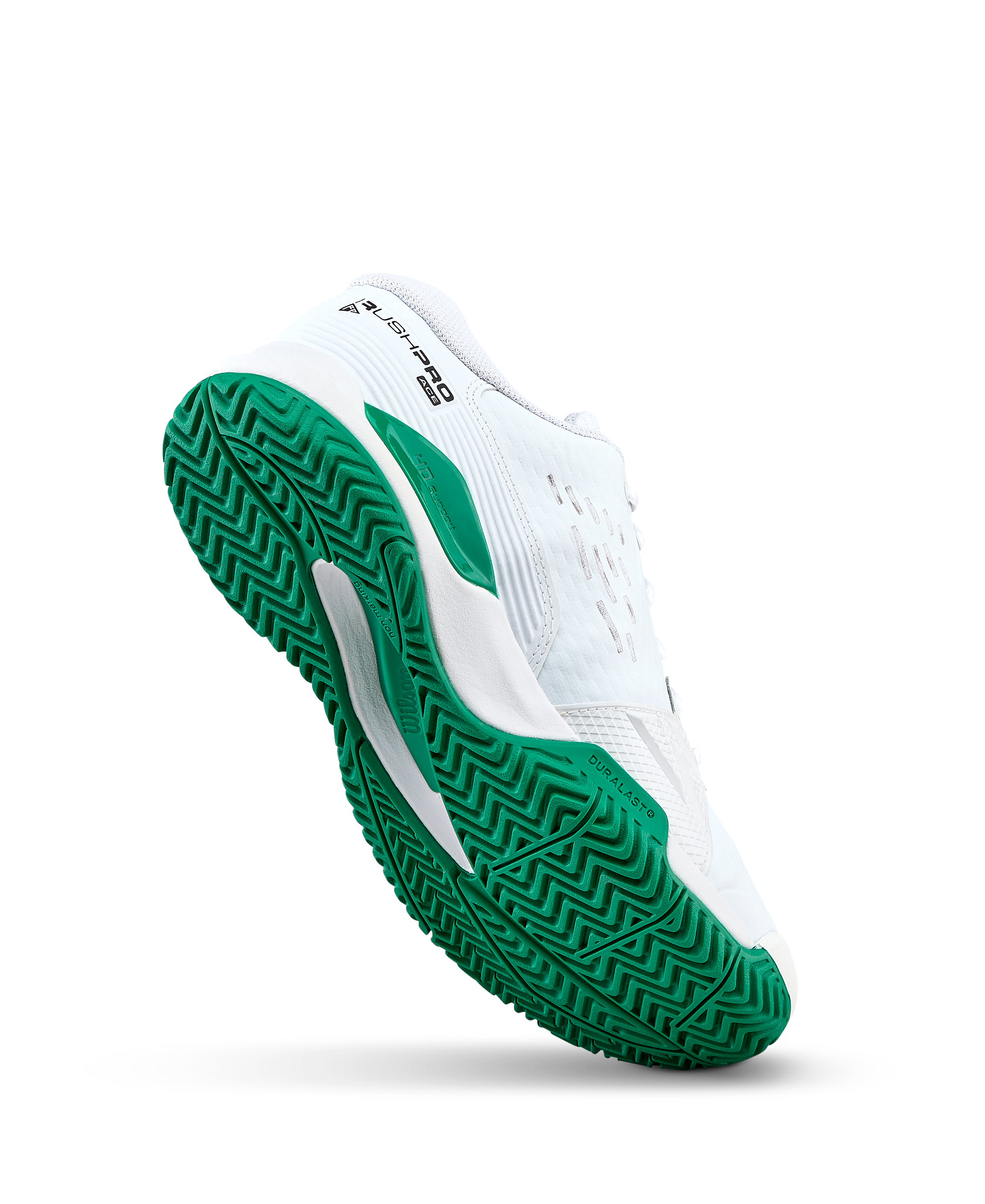 Wilson Rush Pro Ace Junior Tennis Shoe - White / White / Bosphorus - view 4