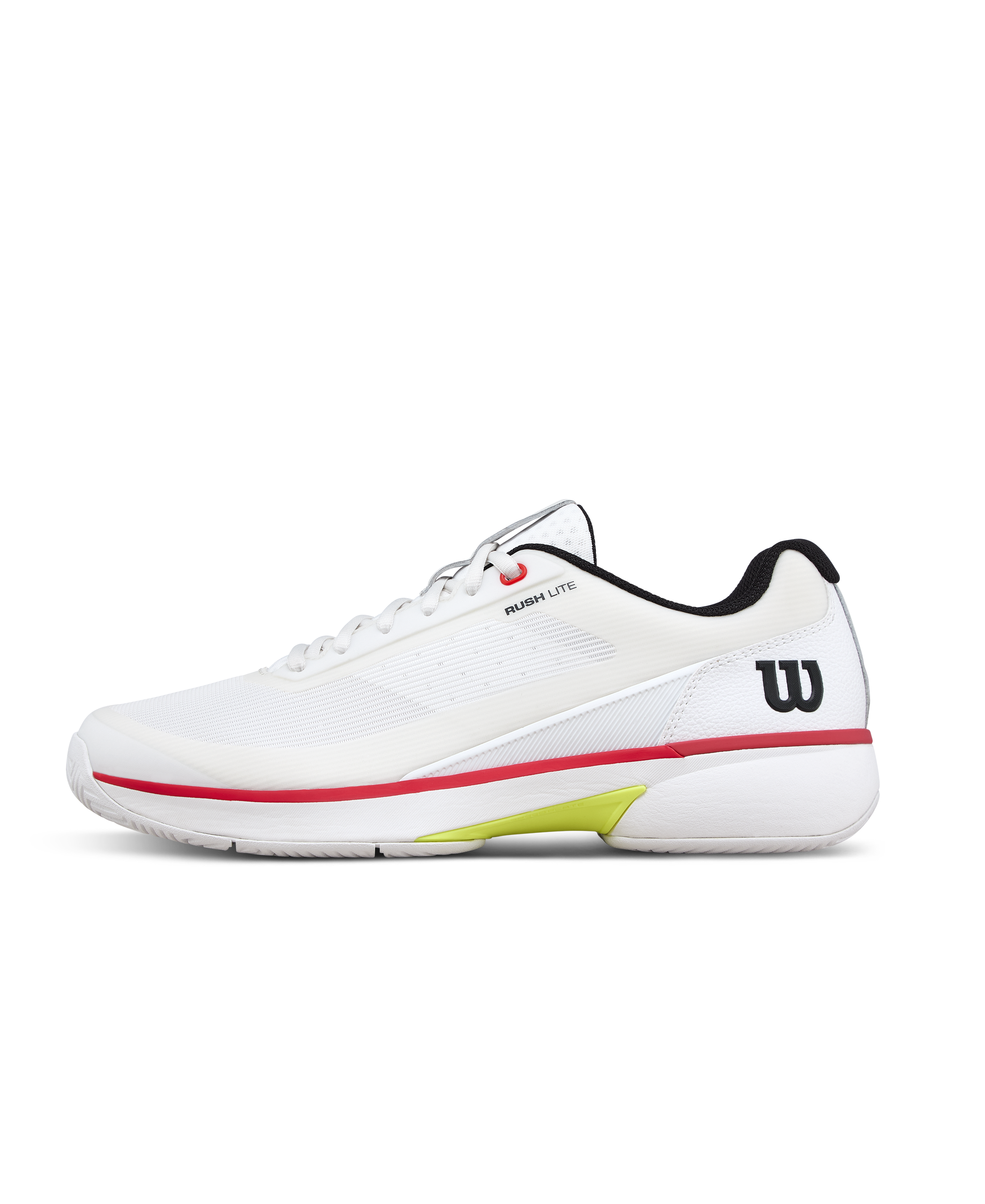 Wilson Rush Lite 5 Men's Tennis Shoe - White / Black / Infrared - view 1