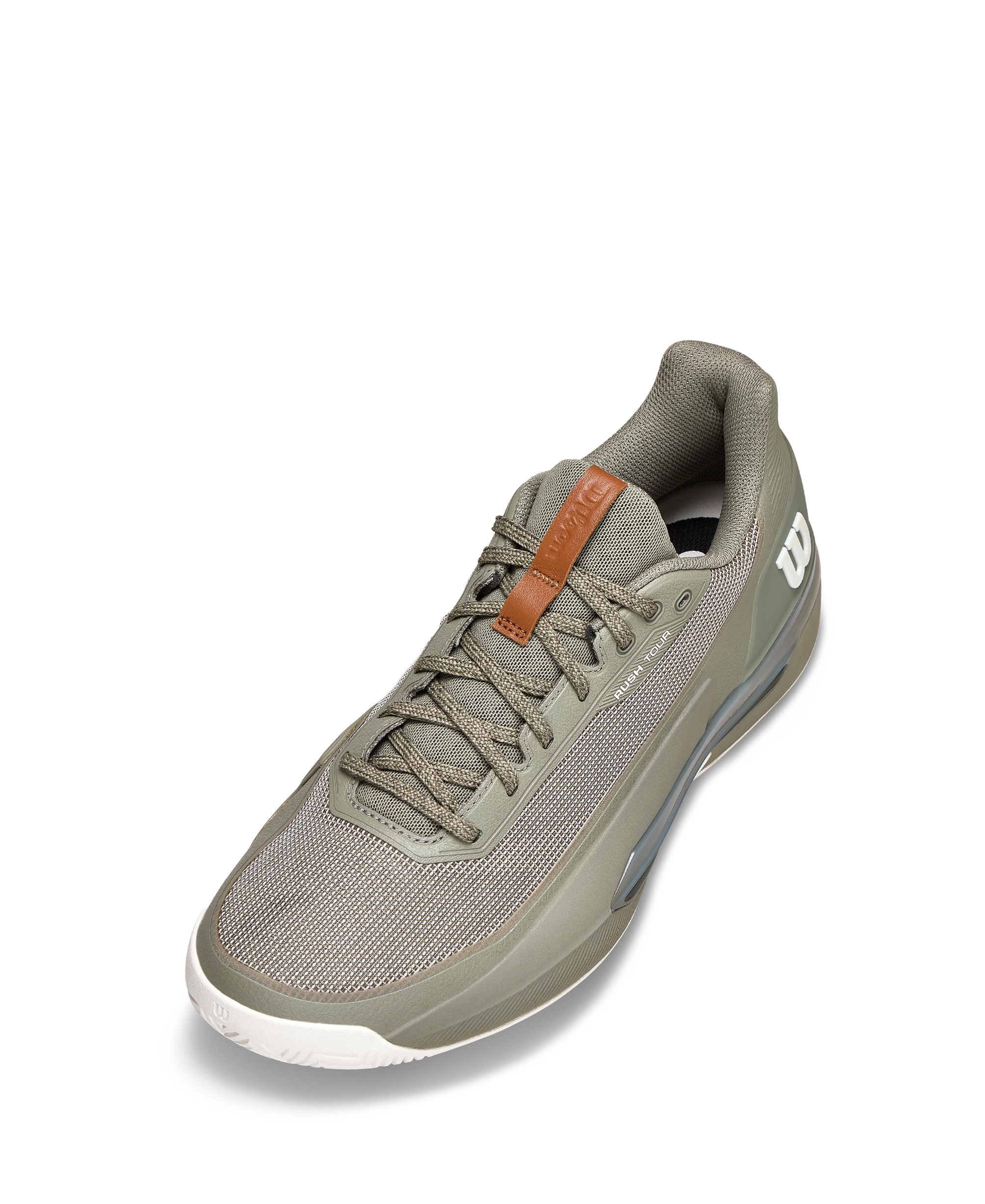 Wilson Rush Tour 5 Men's Tennis Shoe - Vetiver / Tofu / Caramel Cafe - view 2