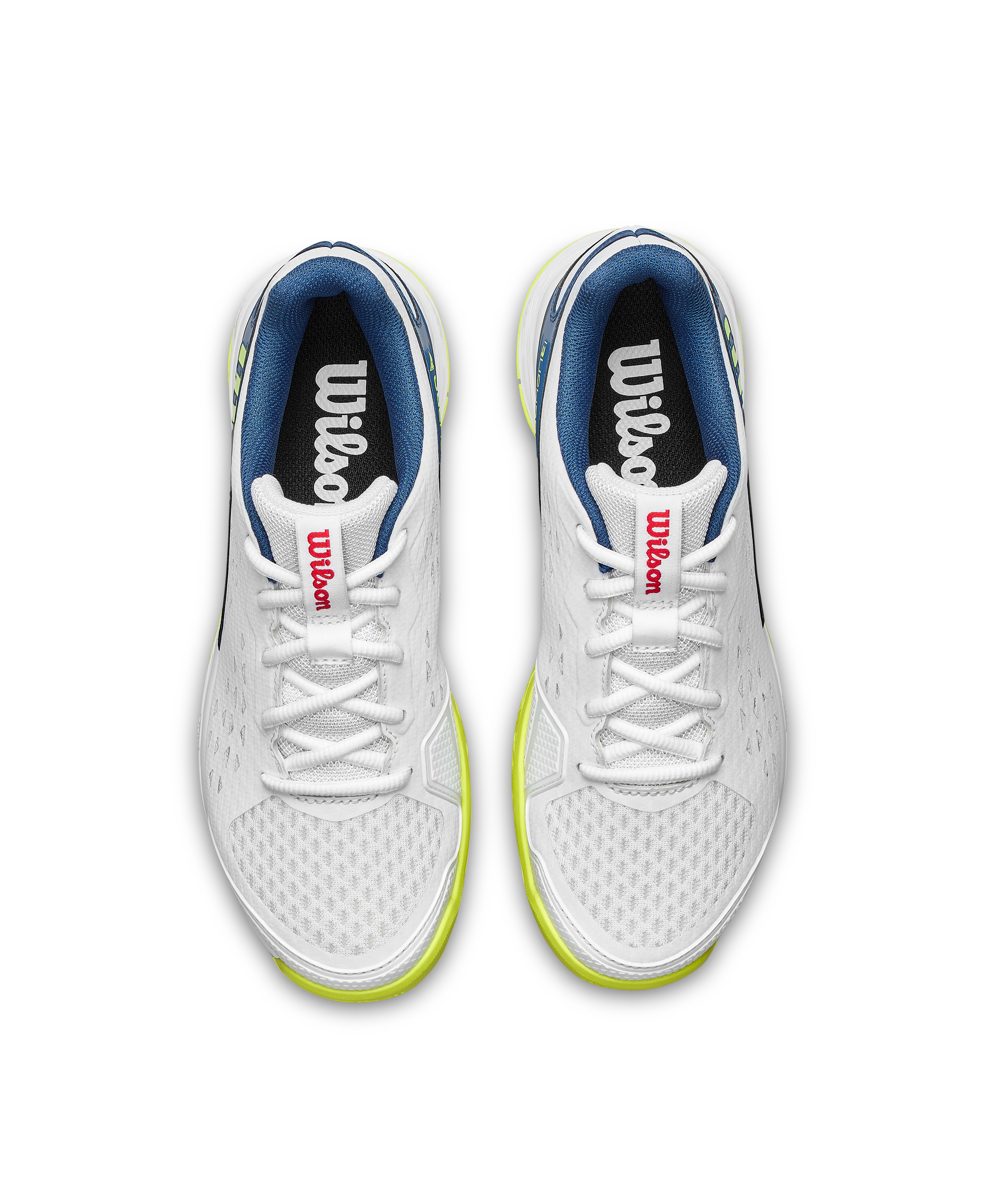 Wilson Rush Pro L Junior Tennis Shoe - Snow White / Snow White / Ensign Blue - view 6