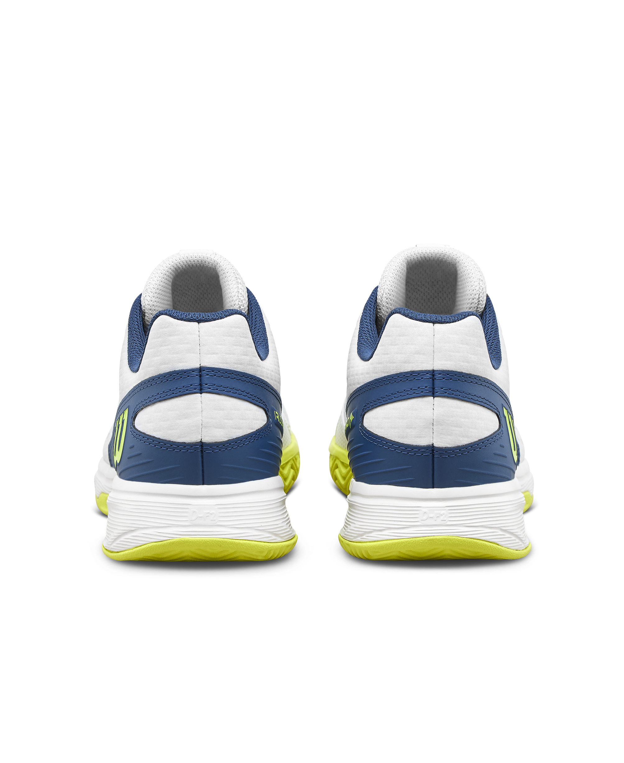 Wilson Rush Pro L Junior Tennis Shoe - Snow White / Snow White / Ensign Blue - view 5