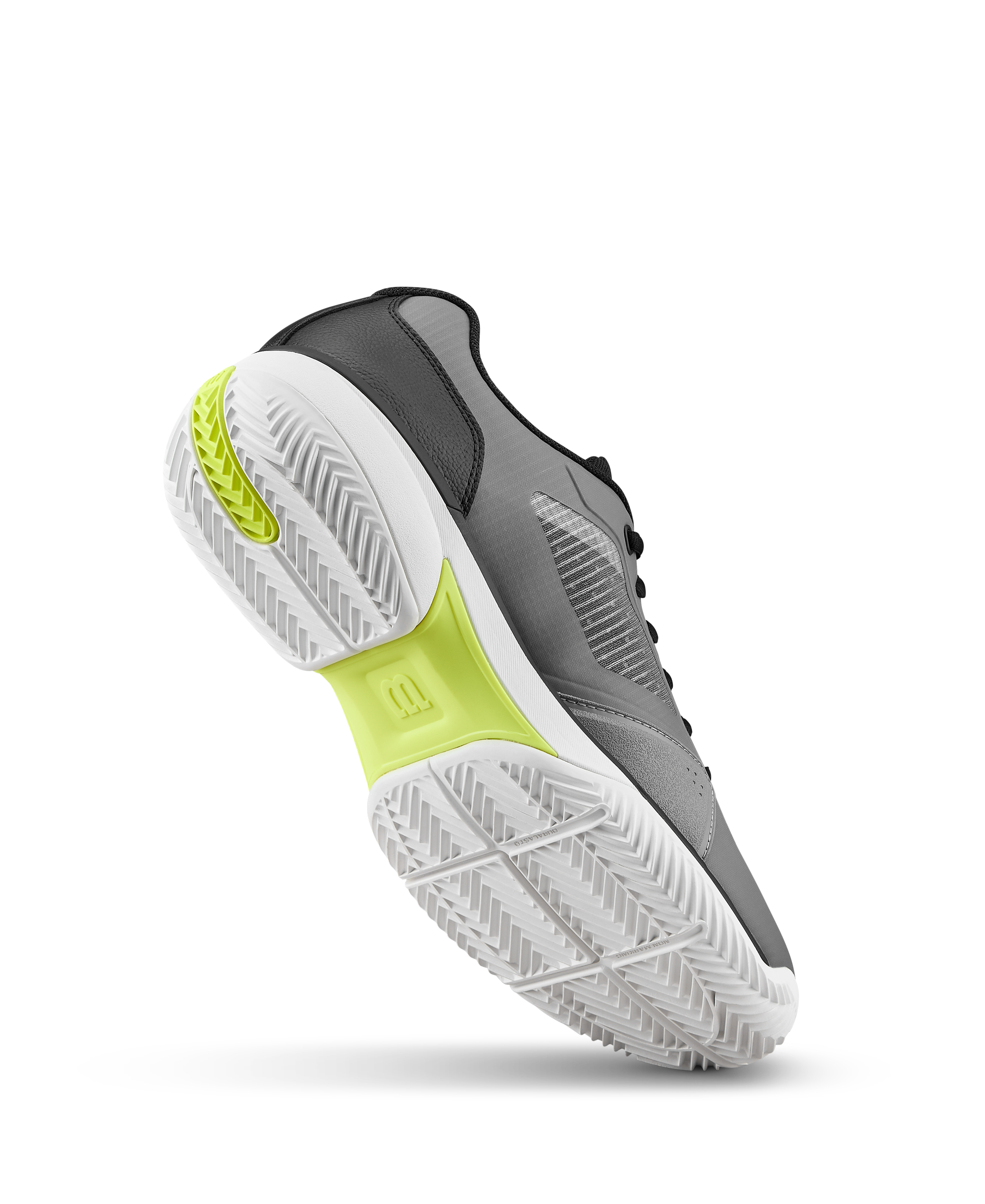 Wilson Rush Lite 5 Clay Men's Tennis Shoe - Titanium / Black / Safety Yellow - view 7