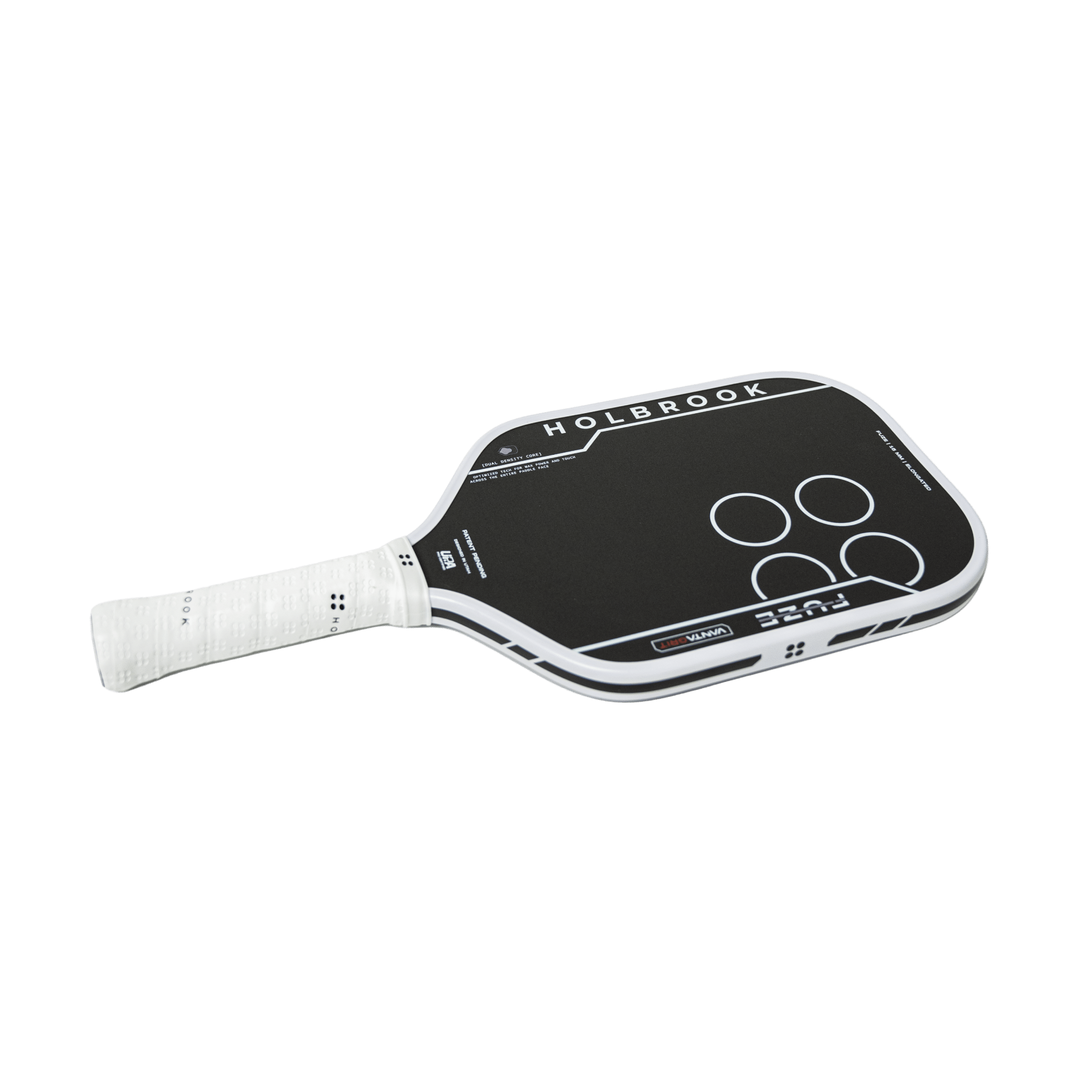 Holbrook Fuze VantaGrit Pickleball Paddle - Elongated 16mm - angle