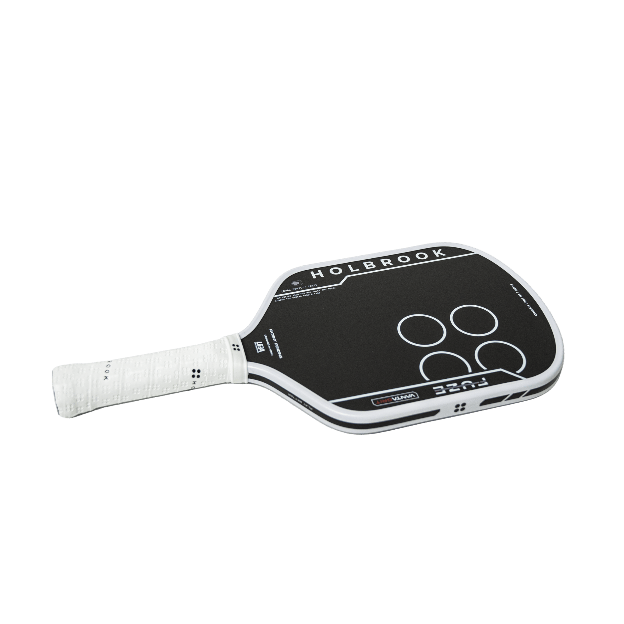 Holbrook Fuze VantaGrit Pickleball Paddle - Hybrid 16mm - angle