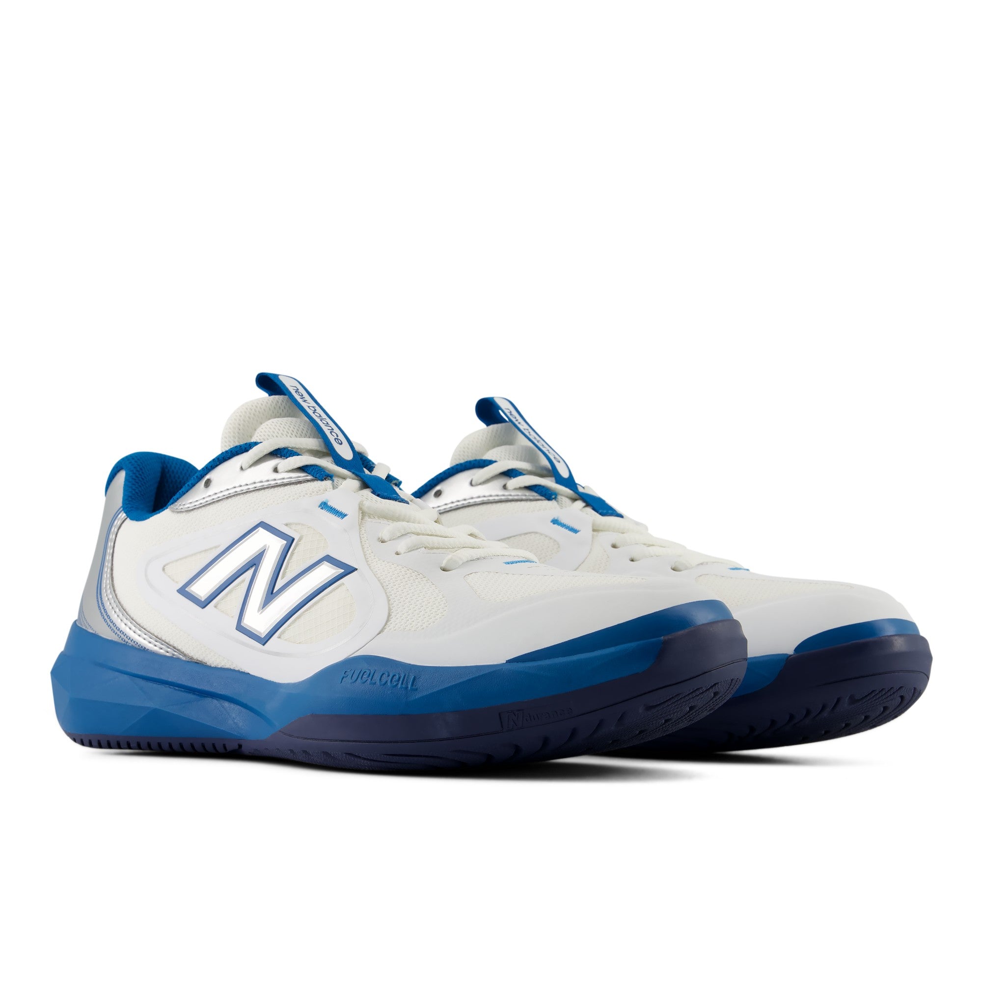 New Balance FuelCell 796v5 Men's Tennis Shoe - White/Blue - view 4