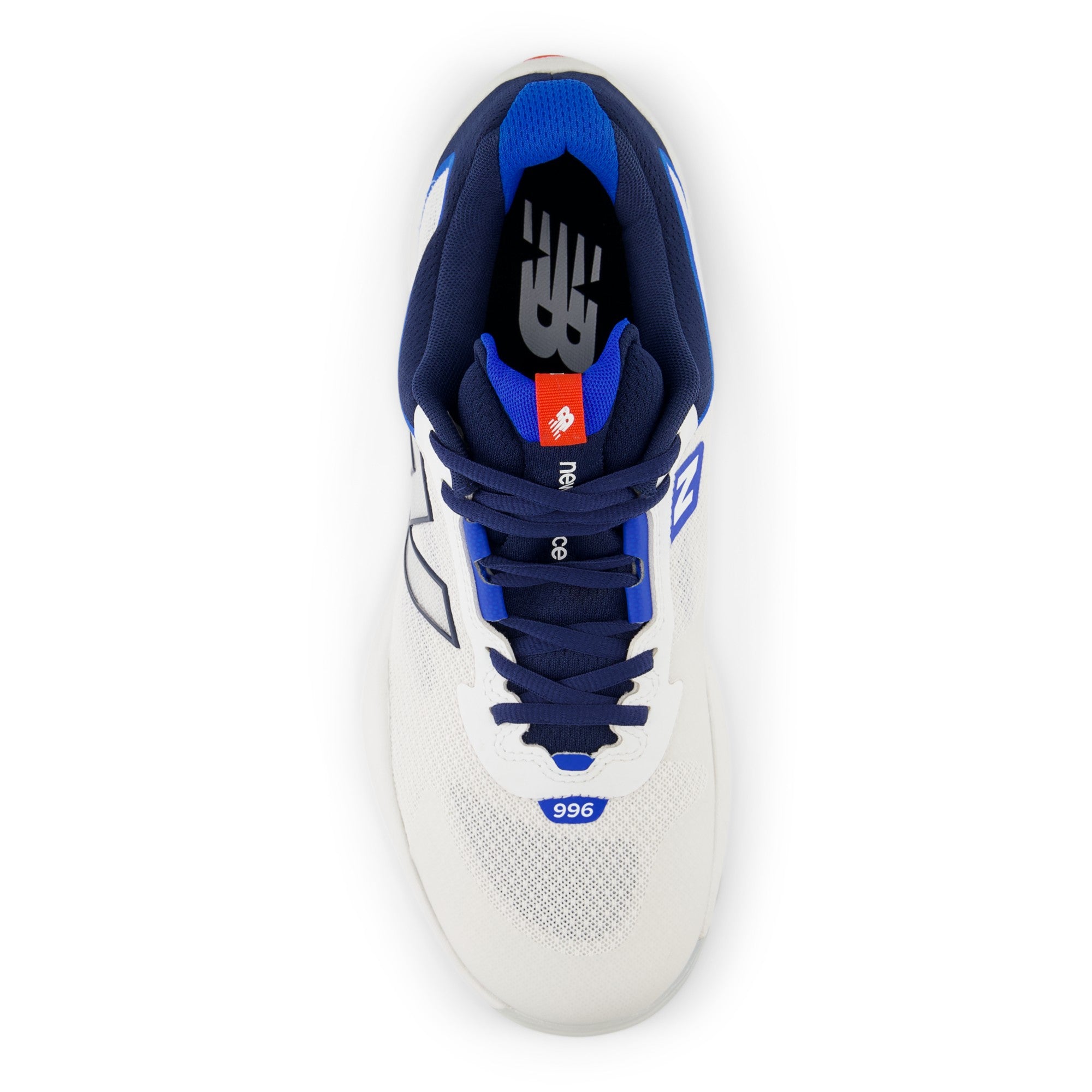 New Balance Fuel Cell 996v6 Men's Pickleball Shoe - White/Blue - view 3