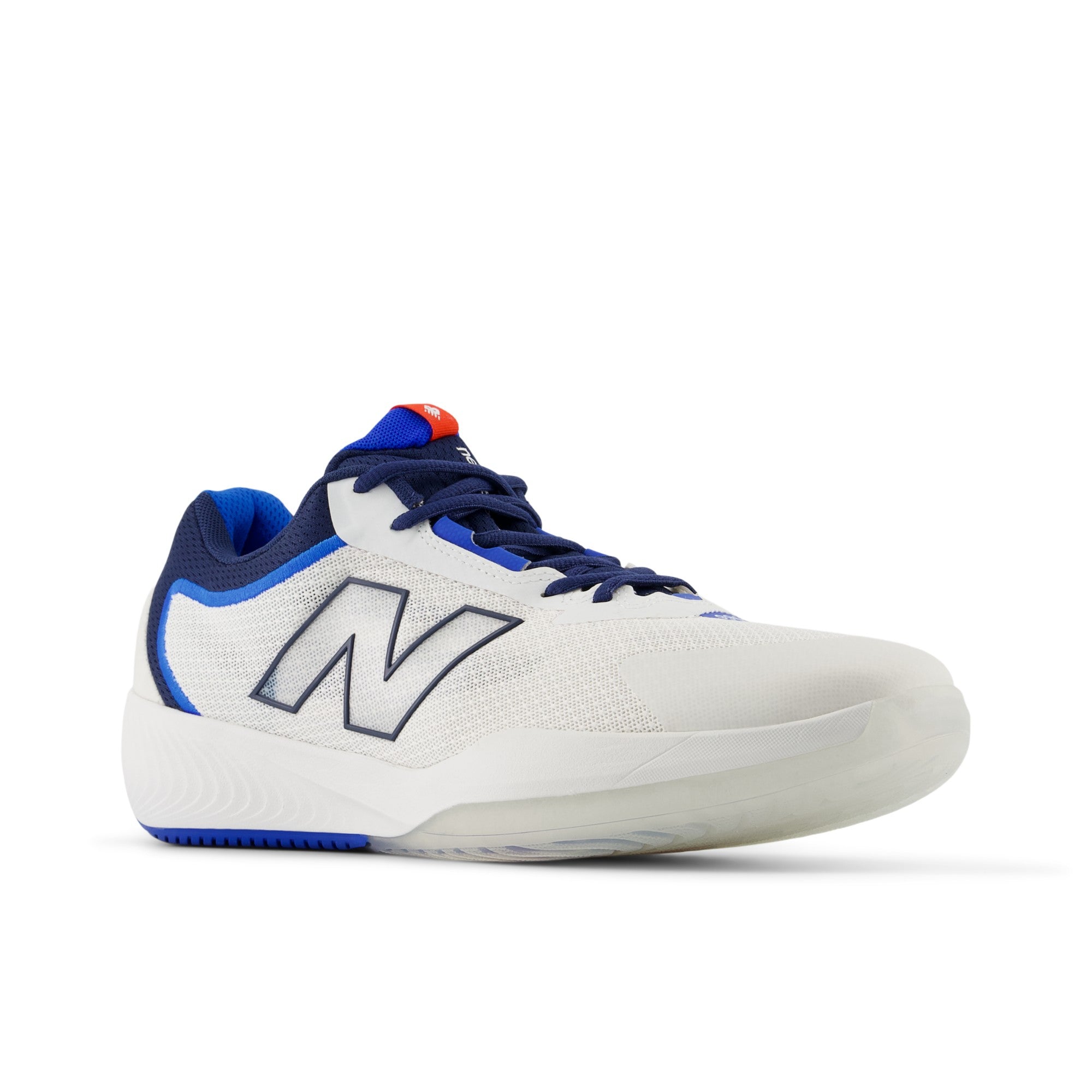 New Balance Fuel Cell 996v6 Men's Pickleball Shoe - White/Blue - view 4