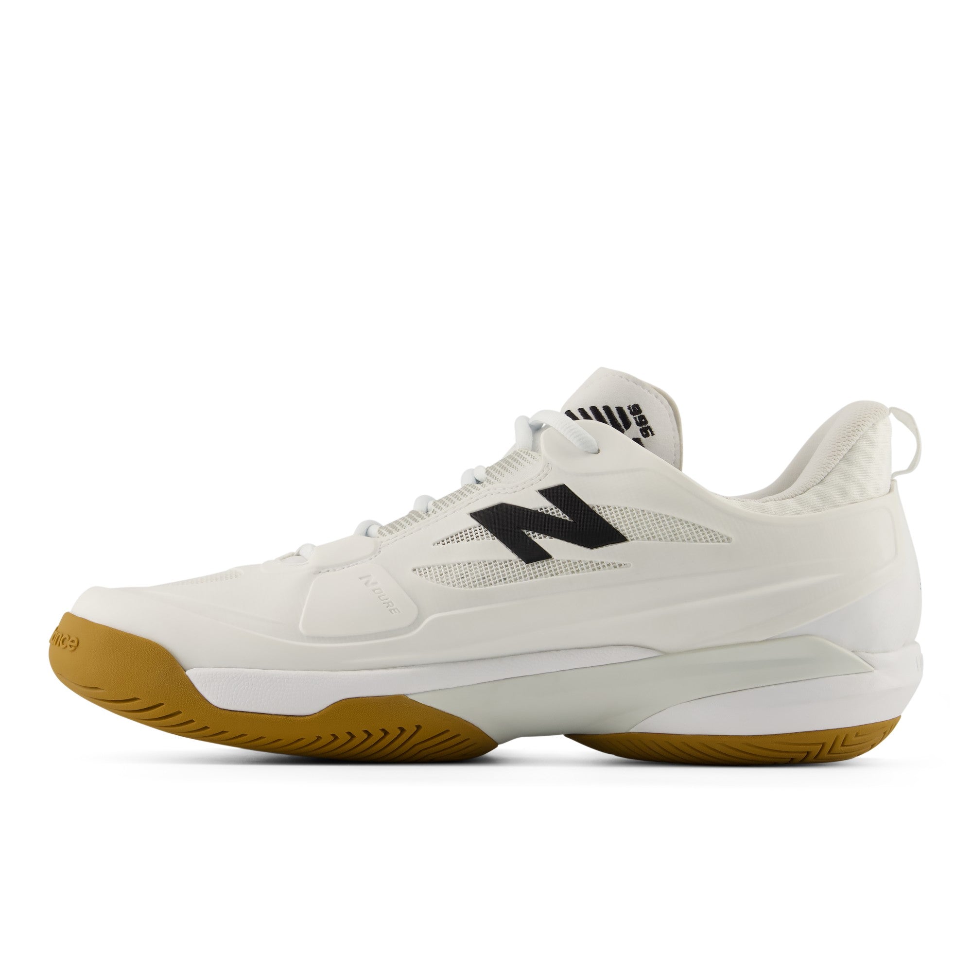 New Balance FuelCell 996v7 Men's Hard Court Shoe - White/Black - view 2