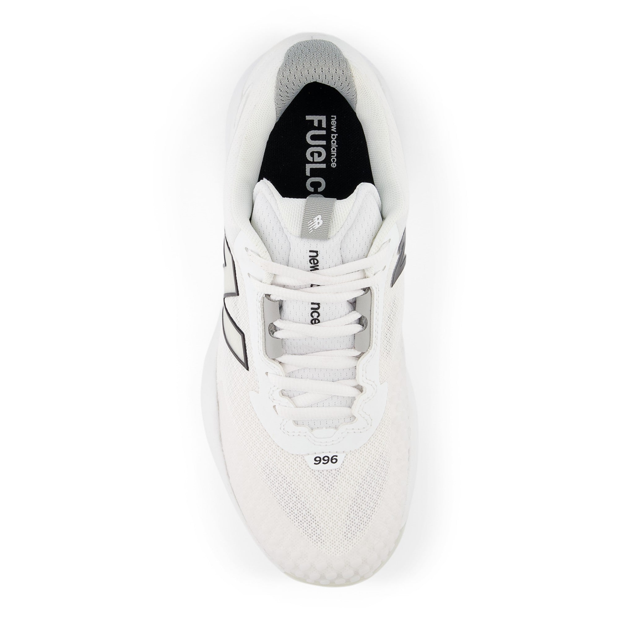 New Balance Fuel Cell 996v6 Women's Tennis Shoe - White/Black - view 3