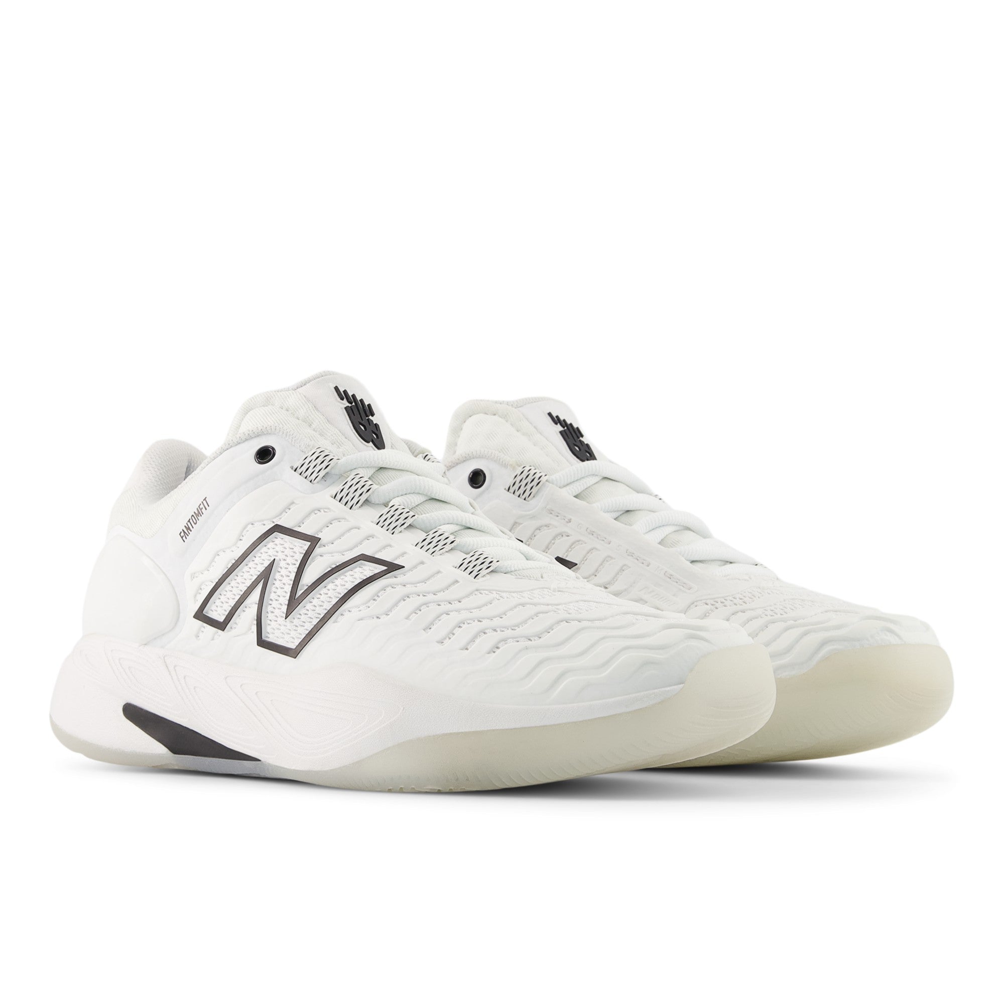 New Balance Fresh Foam X CT Rally V2 Women's Tennis Shoe - White/Black - view 4